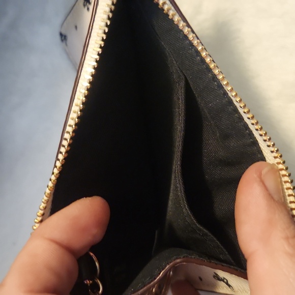 Coach Black and White Butterfly And Paisley Backpack and Wallet Set - Picture 4 of 9